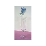 夜光琉璃水晶玫瑰(藍) y03263 水晶飾品系列-琉璃水晶
